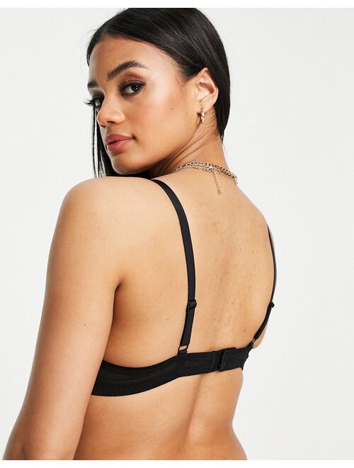 ASOS DESIGN padded plunge t-shirt bra with underwire