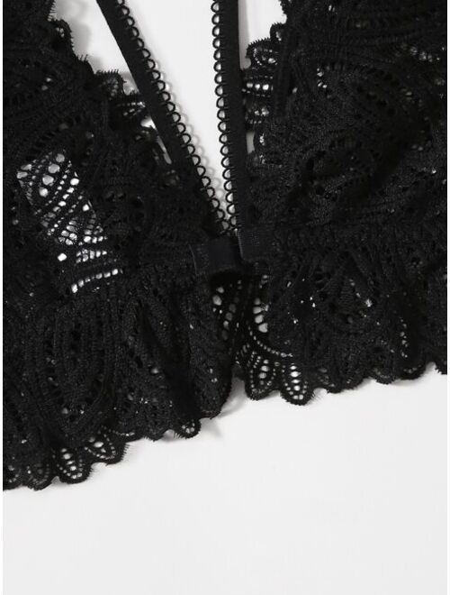 Shein Luvlette Lace Triangle Bralette