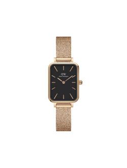 Quadro Melrose Watch, Rose Gold Mesh Bracelet, 20x26mm
