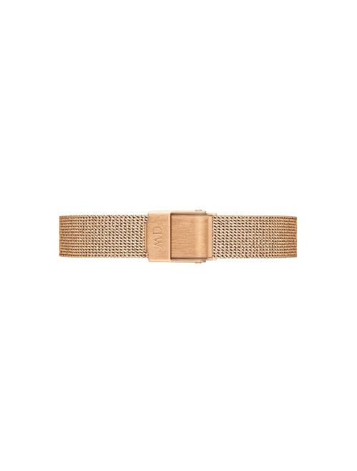 Daniel Wellington Quadro Melrose Watch, Rose Gold Mesh Bracelet, 20x26mm