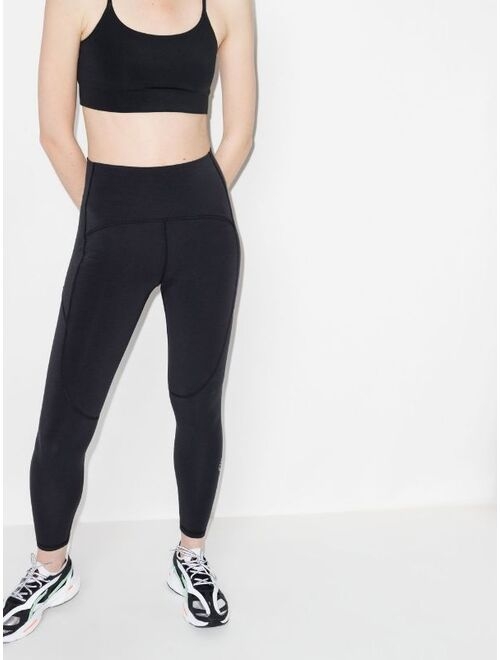 adidas by Stella McCartney logo-print yoga leggings