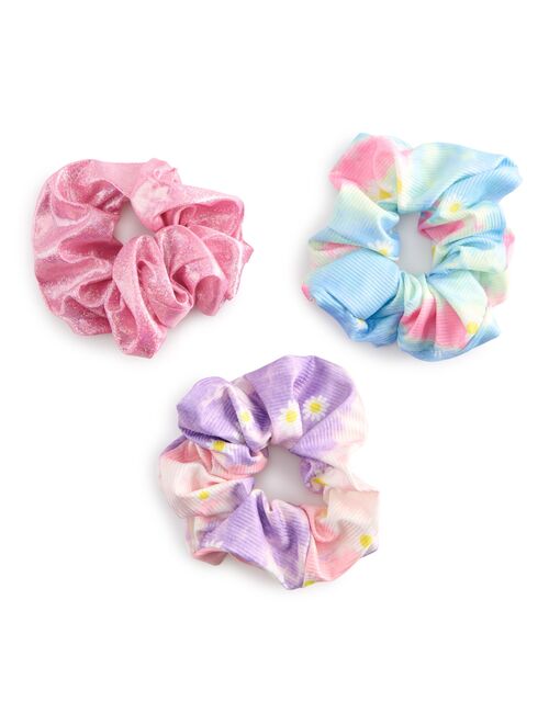 Girls Capelli 3-Pack Daisy & Tie Dye Hair Twisters