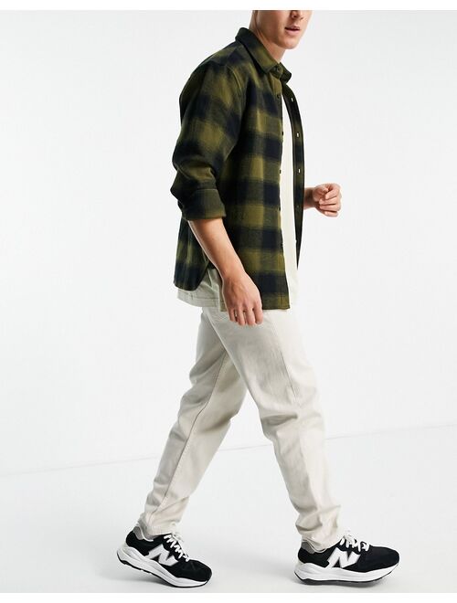 New Look straight fit pants in stone