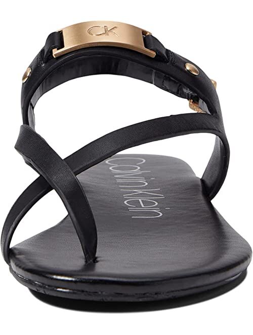Calvin Klein Sadra Leather Sandals