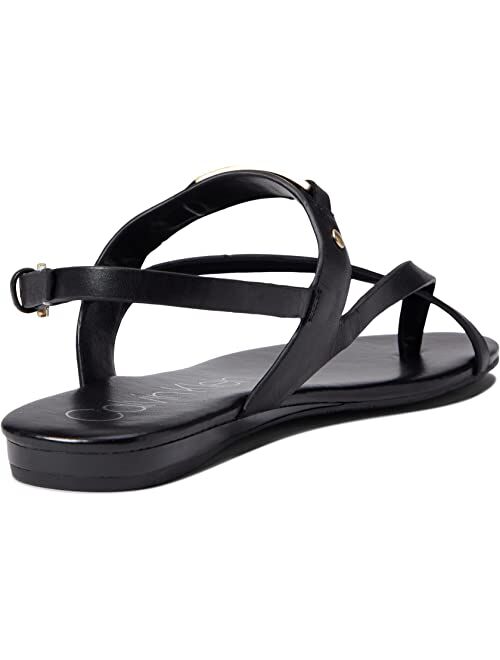 Calvin Klein Sadra Leather Sandals
