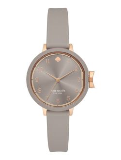 Women's Park Row Gray Silicone Strap Watch 34mm