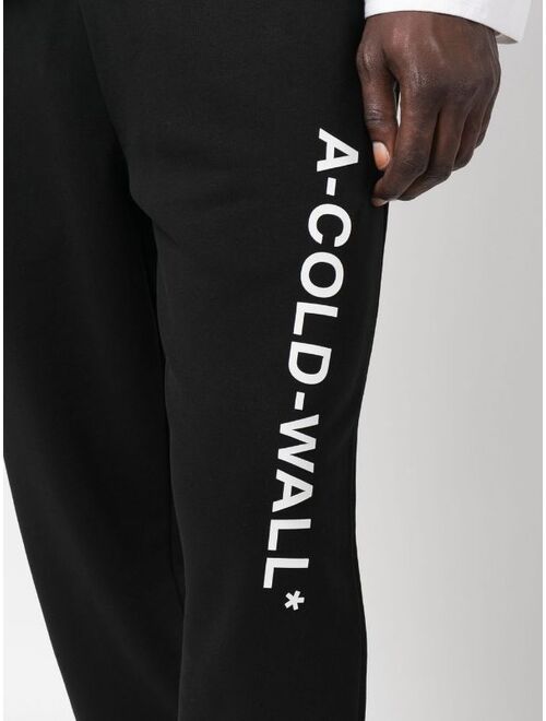 A-COLD-WALL* logo-print track pants