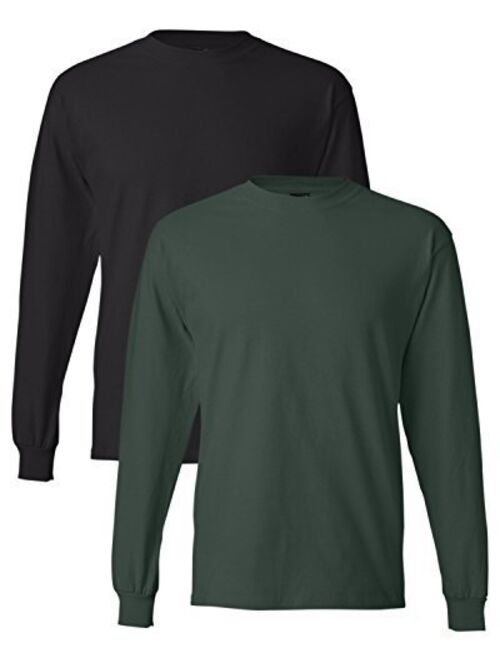 Hanes Men's Long-Sleeve Beefy-T Shirt (Pack of 2)
