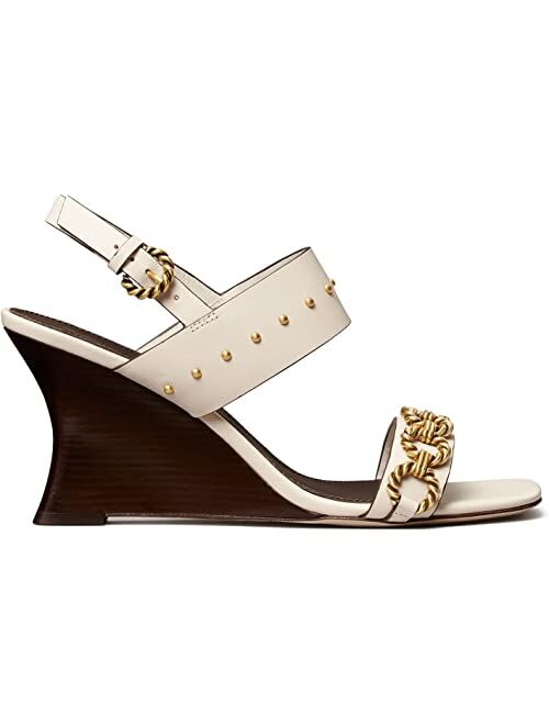 Tory Burch Vintage Plaque Wedge 85 mm