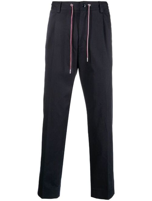Moncler drawstring-waistband tapered trousers