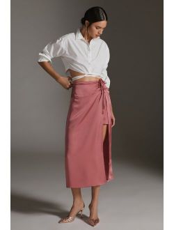 By Anthropologie Ruched Midi Skirt