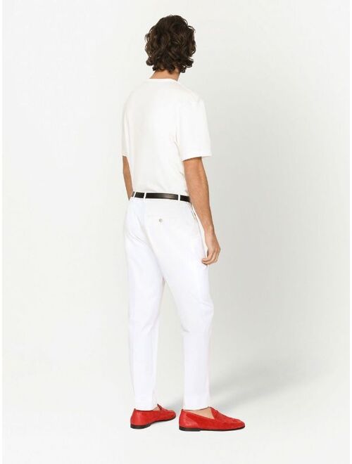 Dolce & Gabbana tapered cotton trousers