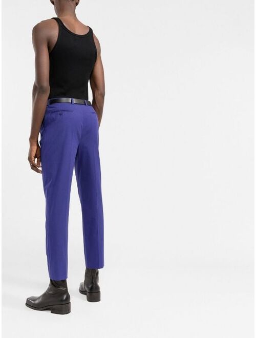 Yves Saint Laurent Saint Laurent high-waisted tailored cropped trousers