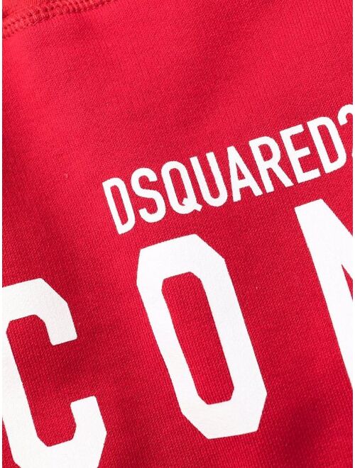 Dsquared2 cropped Icon-print track pants