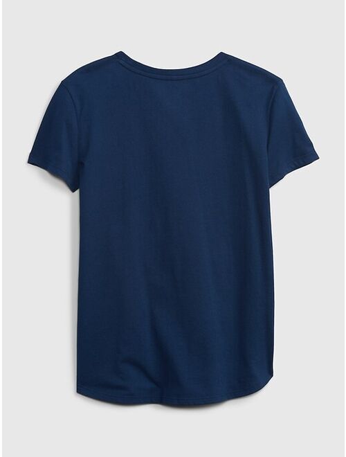 Gap Kids 100% Organic Cotton Flippy Sequin Graphic T-Shirt