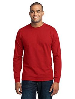 Port And Company Port & Company Men's Tall Long Sleeve 50/50 Cotton/Poly T Shirt