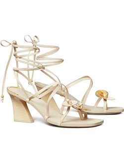 Knotted Heeled Sandal 75 mm