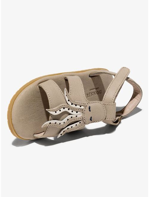 Donsje patch detail touch-strap sandals