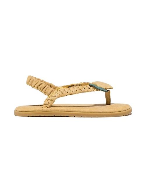 Donsje lemon patch touch-strap sandals