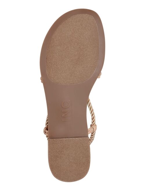 INC International Concepts Jerzi Rope Lace-Up Sandals, Created For Macy's