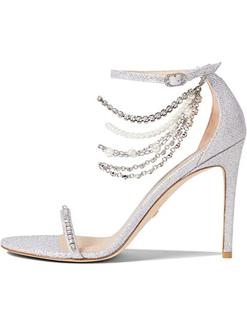 Stuart Weitzman Nudist Pearldrop 100 Sandal