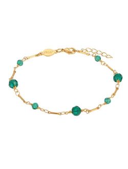 1928 Bead & Bar Chain Anklet