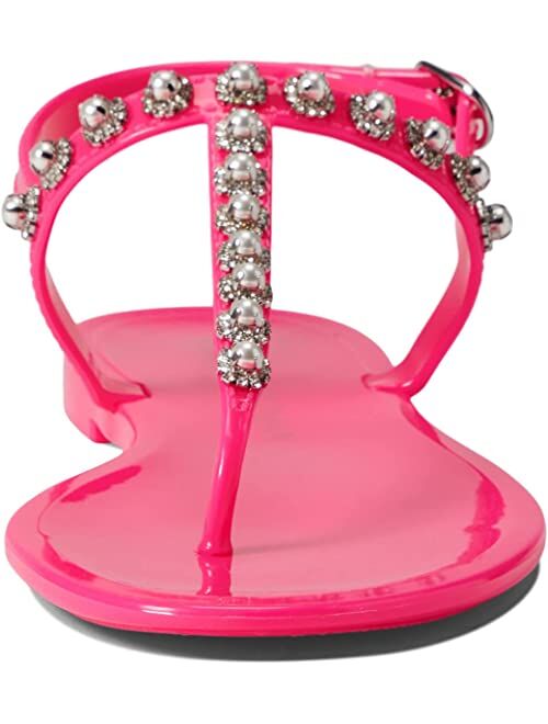 Stuart Weitzman Goldie Pearl Crystal Jelly