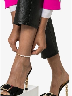 Anissa Kermiche pearl chain anklet