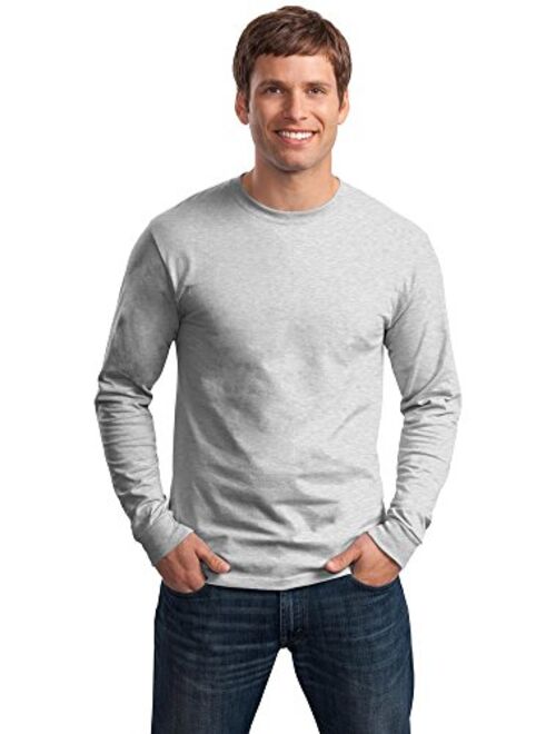 Hanes Mens Tagless 100% Cotton Long Sleeve T-Shirt