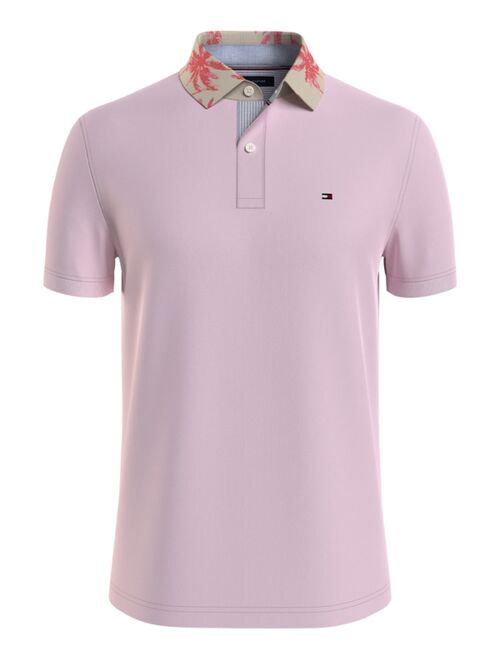 Tommy Hilfiger Men's Palm Collar Custom Fit Polo