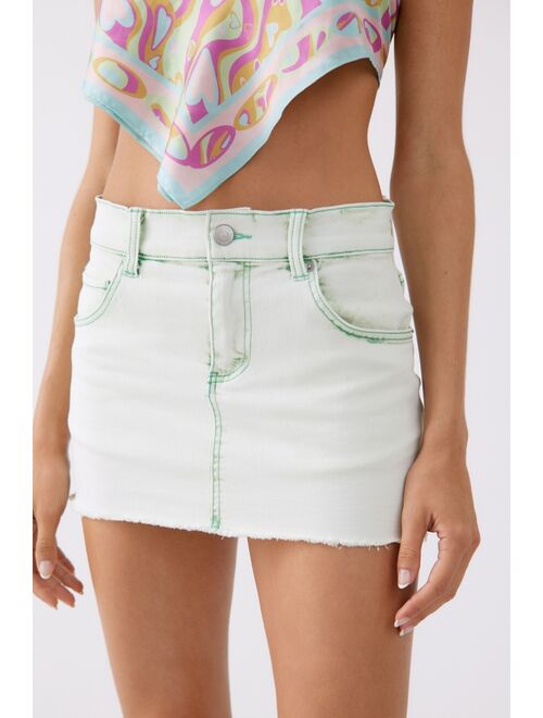 Urban Outfitters UO Amanda Denim Micro Mini Skirt