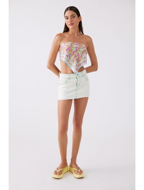 Urban Outfitters UO Amanda Denim Micro Mini Skirt