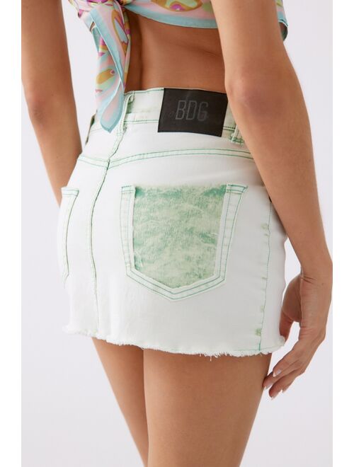 Urban Outfitters UO Amanda Denim Micro Mini Skirt