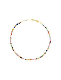Anni Lu 18kt gold-plated Petit Alaia anklet