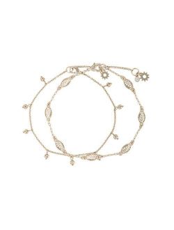 Marchesa Notte set of chain anklets