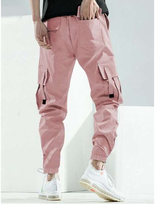 Shein Men Flap Pocket Side Cargo Pants