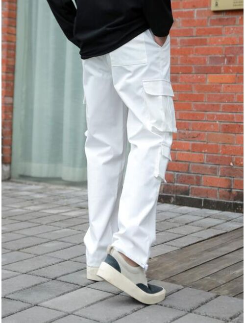 Shein Men Flap Pocket Side Cargo Pants