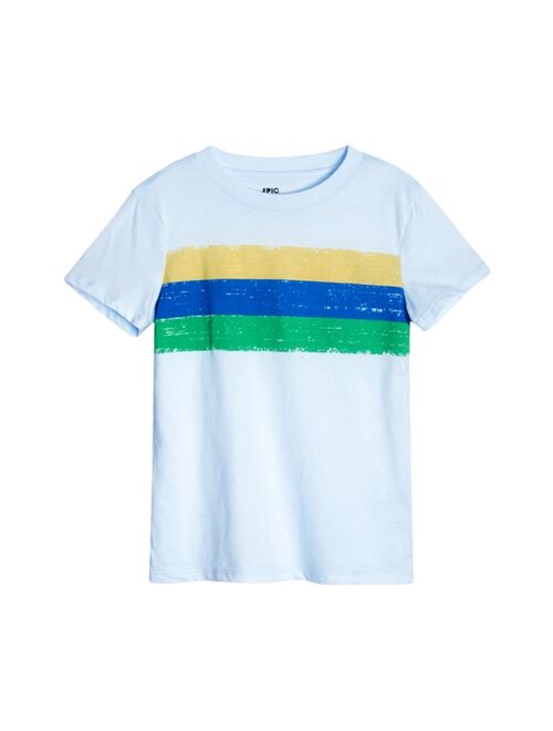 Epic Threads Little Boys Stripe Graphic T-shirt