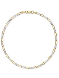 GIANI BERNINI Thin Figaro Chain Ankle Bracelet in 18k Gold-Plated Sterling Silver, Created for Macy's