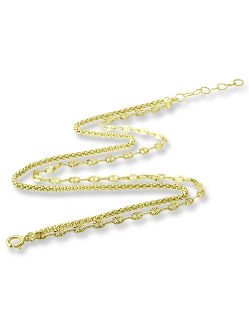 GIANI BERNINI Double Chain Ankle Bracelet, Created for Macy's