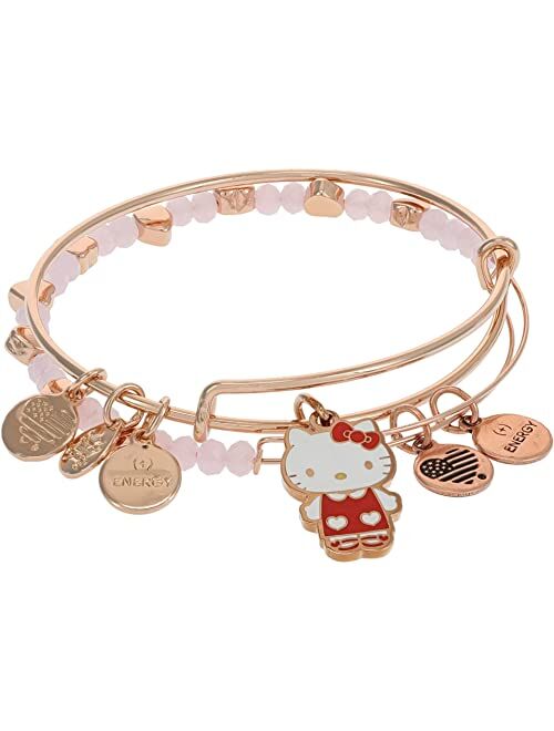 Alex and Ani Hello Kitty Love Bracelet Set of 2