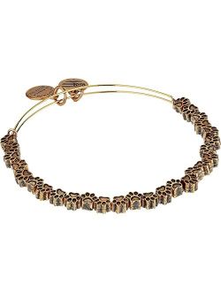 Paw Print Beaded Bangle