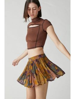 Remade Overdyed Gauze Mini Skirt