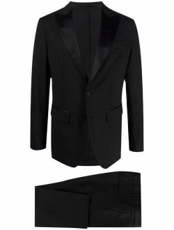 single-breasted virgin wool-blend suit