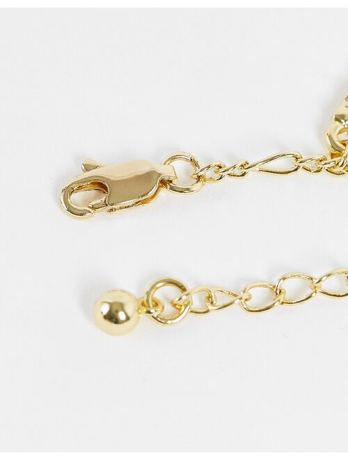 Pieces Fine chain bracelet in plated gold