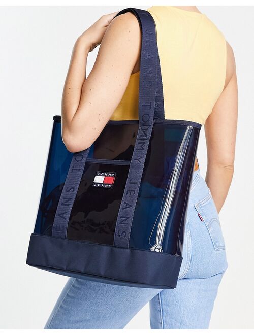 Tommy Hilfiger Tommy Jeans heritage summer tote in navy