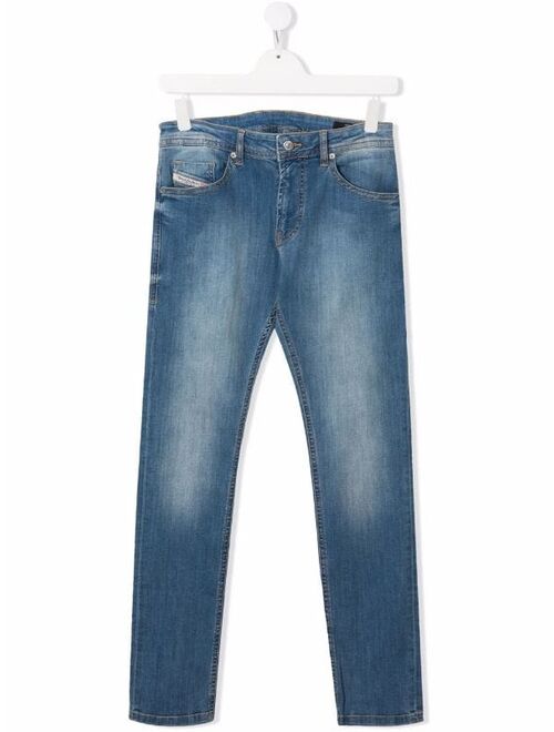 Diesel Kids TEEN Thomer mid-rise skinny jeans