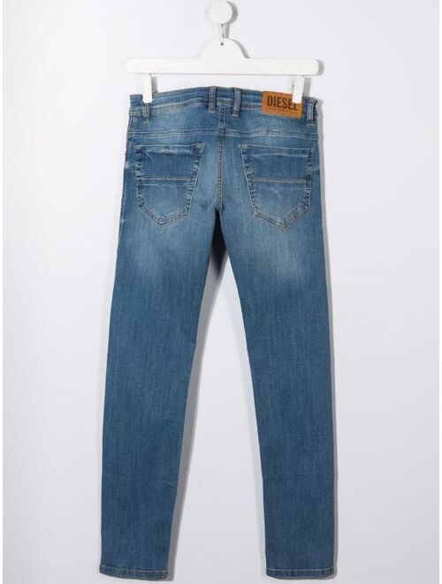 Diesel Kids TEEN Thomer mid-rise skinny jeans