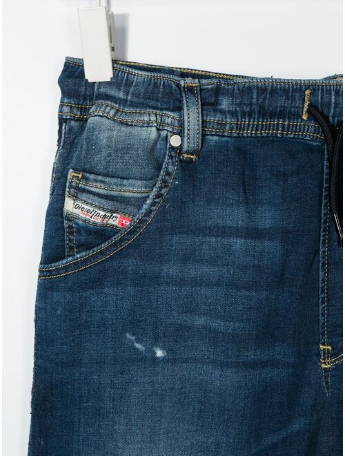 Diesel Kids TEEN denim straight leg jeans