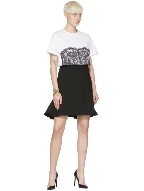 ALEXANDER MCQUEEN Green Croc Double Wrap Bracelet